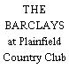 THE BARCLAYS at Plainfield Country Club