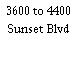 3600 to 4400 Sunset Blvd