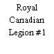 Royal Canadian Legion #1