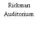 Rickman Auditorium