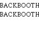 BACKBOOTH