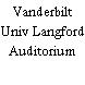 Vanderbilt Univ Langford Auditorium