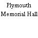 Plymouth Memorial Hall