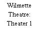 Wilmette Theatre: Theater 1