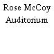 Rose McCoy Auditorium