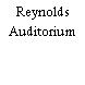 Reynolds Auditorium