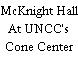 McKnight Hall At UNCC's Cone Center