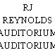 RJ REYNOLDS AUDITORIUM