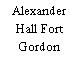 Alexander Hall Fort Gordon