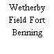 Wetherby Field Fort Benning