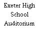 Exeter High School Auditorium