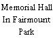 Memorial Hall In Fairmount Park