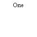 One