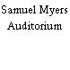 Samuel Myers Auditorium