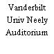 Vanderbilt Univ Neely Auditorium