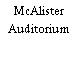 McAlister Auditorium