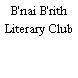 B'nai B'rith Literary Club